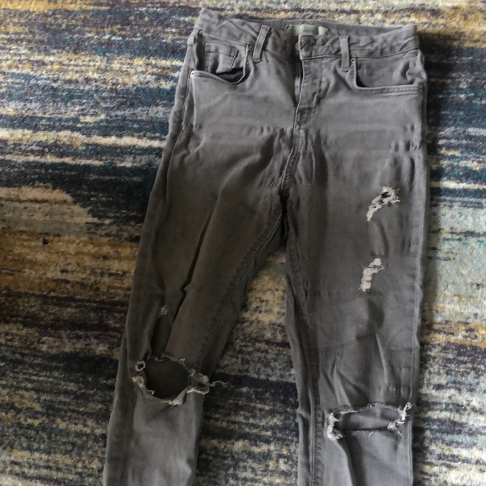Grey topshop Jamie skinny jeans